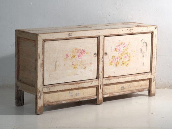 Credenza antica dipinta in legno di pino – Cina, circa 1930 – Credenze, Iron (photo 6 of 40)