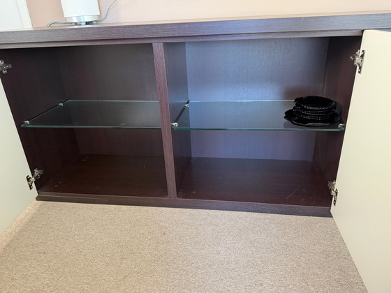 Modern Sideboard with 3 doors – Glass, Metal (photo 6 of 6)