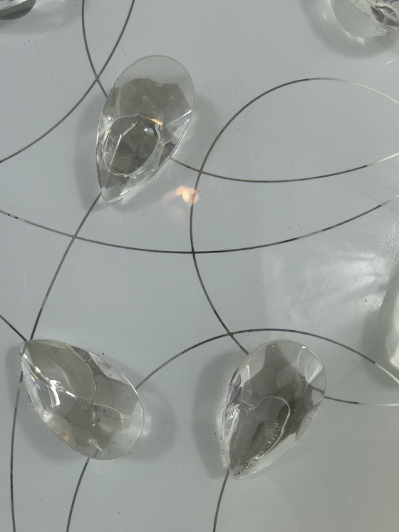 Image 1 of Lampada da soffitto in vetro 33cm attacco 2 x E27