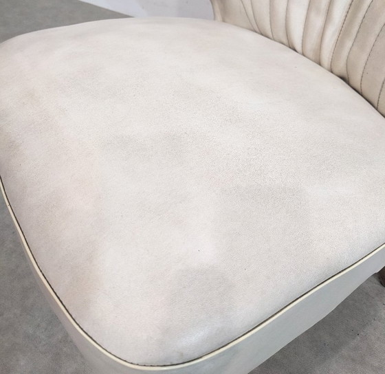 Image 1 of Silla de cóctel blanca 1960