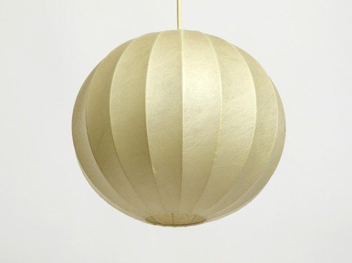 Beautiful Small 1960S Cocoon Ceiling Lamp In The Shape Of A Spere And In A Very Good Original Vintage Condition