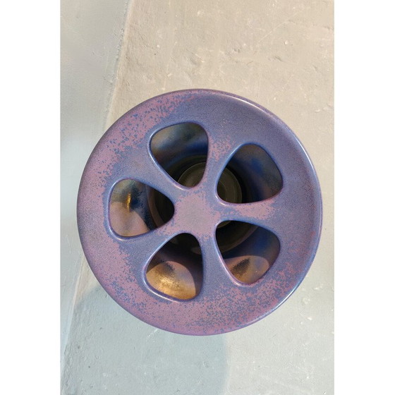 Image 1 of Vintage purple umbrella stand by Angelo Mangiarotti, 1970s