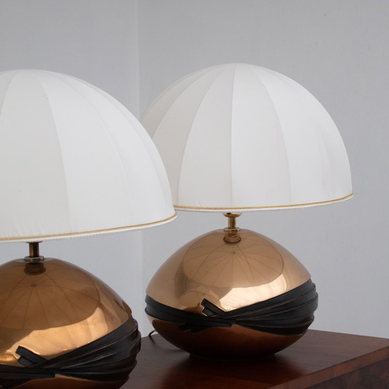 Image 1 of Pair of Postmodern Table Lamps 1980s