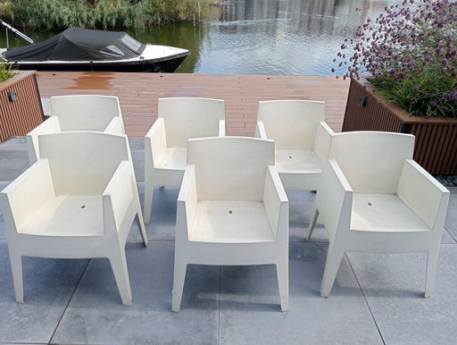 6 sedie giocattolo Drade di Philippe Starck – tuinstoelen, Plastic, Modern
