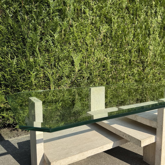 Image 1 of Tableaux Brutalist travertin