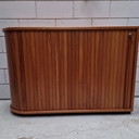 Vintage bar drinks cabinet bar cabinet roller door cabinet office cabinet