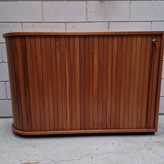 Image 1 of Vintage bar  drankkast barkast roldeurkast kantoorkast