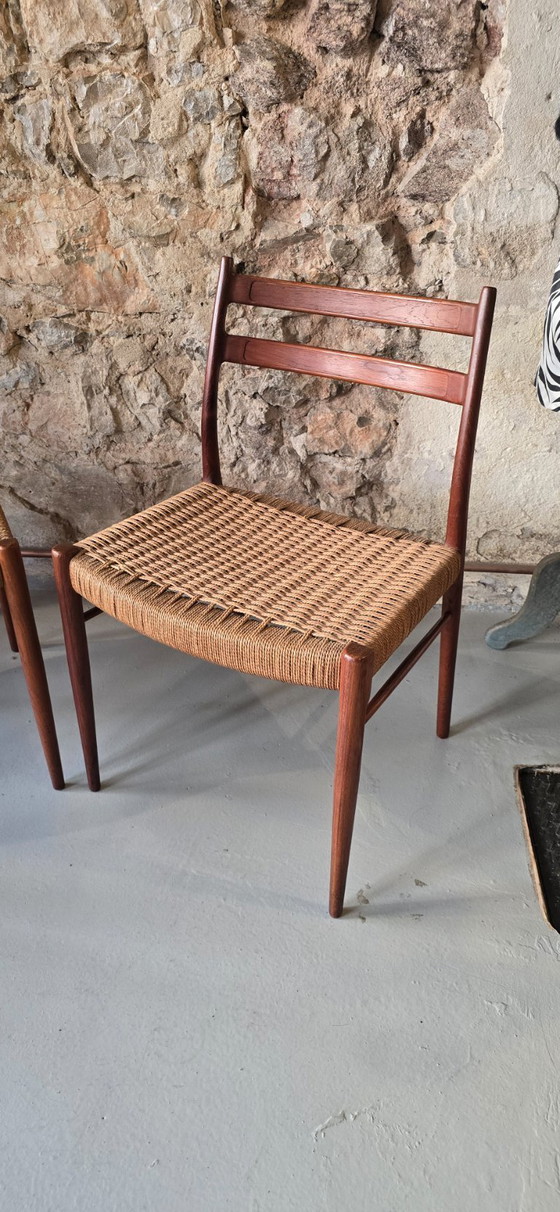 Image 1 of Arne Wahl Iversen (1927-2016) - Paar stoelen van Glyngøre Stolefabrik, DK, circa 1950-1960