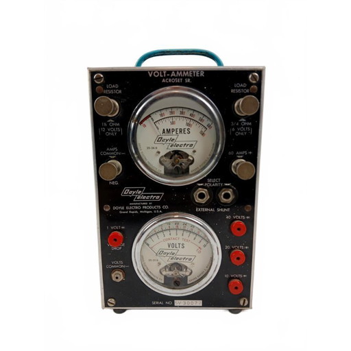 Vintage Doyle Electro Volt-Ammeter Acroset Sr.