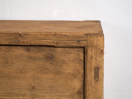 Antikes Sideboard im primitiven Stil (ca. 1900) #2 (photo 35 of 40)