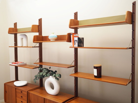 Image 1 of Teak System Bookcase, Norwegian Design, 1960s, Production: Blindheim Mobelfabrikk, Designer: John Texmon & Einar Blindheim