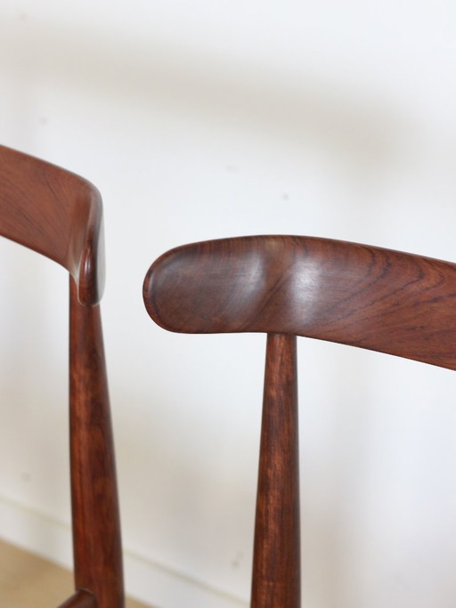 Vintage 4× Stoelen – Alfred Hendrickx Belform – eetkamerstoelen, Wood (photo 2 of 12)
