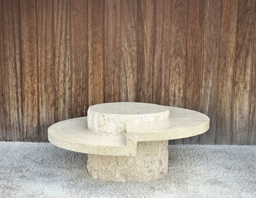 Table basse Vintage Mactanstone années 80