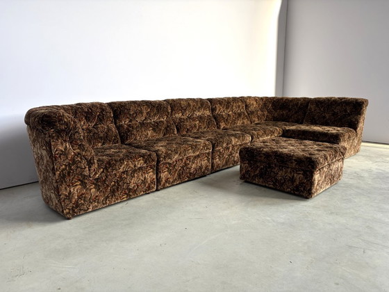 Divano modulare vintage di Laauser, anni '70 – Divani modulari, Textile, Velvet (photo 7 of 10)