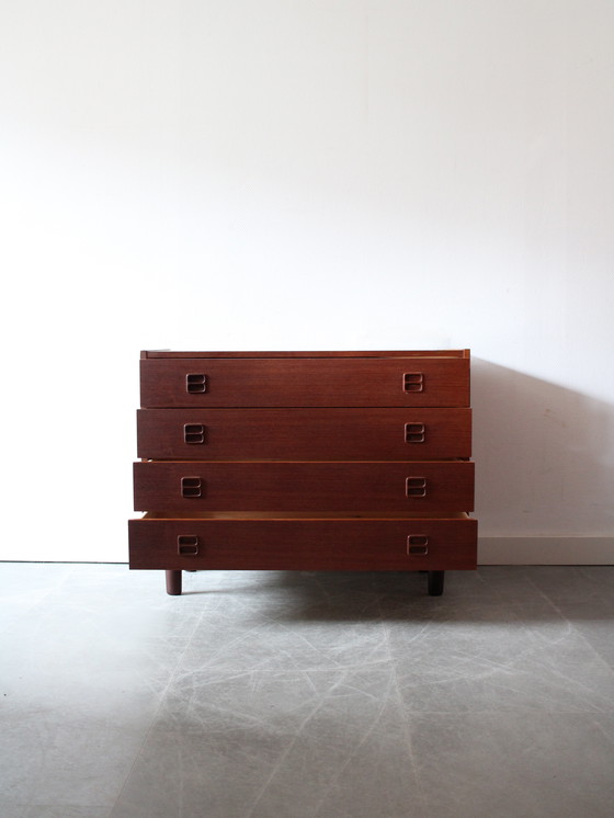 Image 1 of Vintage Danish teak chest of drawers