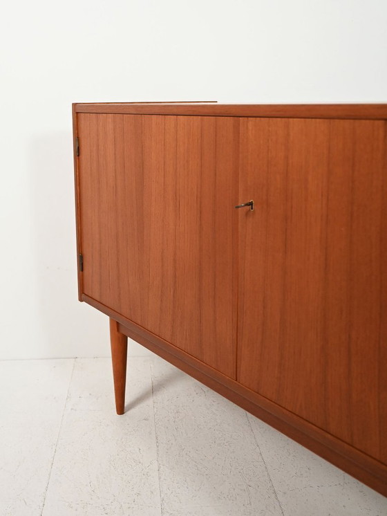 Image 1 of Scandinavian sideboard with tile-style drawers from the 1950s