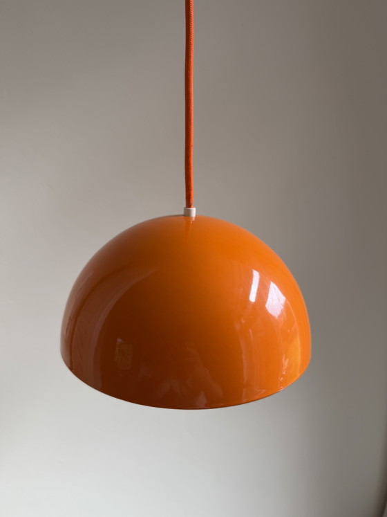 Vintage Louis Poulsen Flowerpot - Verner Panton - VP1 I – Lampade a sospensione, Porcelain, Metal (photo 5 of 11)
