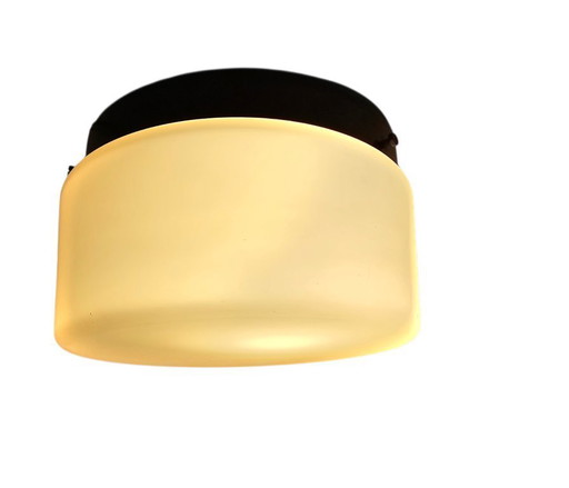 Raak Amsterdam - cristal opalino - modelo P.1454.0003 - lámpara de techo - años 70