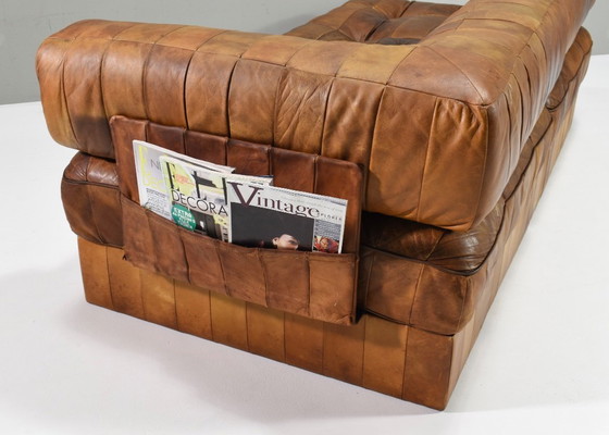 Image 1 of De Sede DS-88 Sectional Daybed / Sofa in Cognac Tan leather – Switzerland, circa 1970