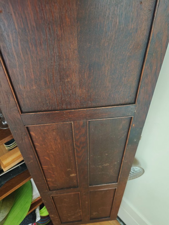 Antiker Buffetschrank / Esszimmerschrank – Buffetschränke, Holz, Eisen (photo 3 of 12)