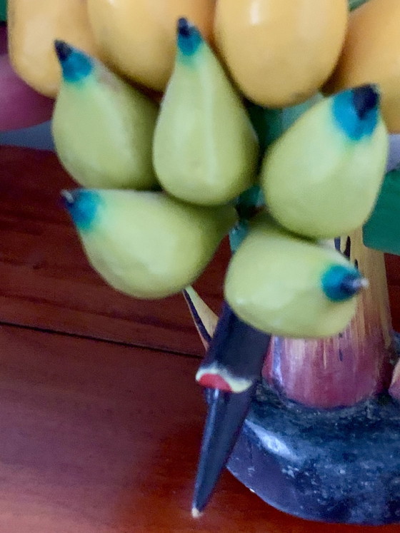 Bernadette Schillings Painted Wooden Banana Tree 30 cm – Decorative Objects (photo 10 of 14)