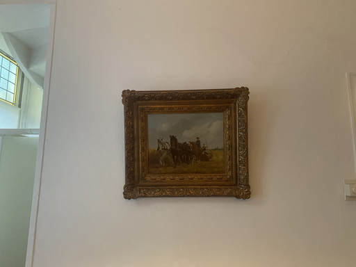 John Paymans Paints Horse and Carriage