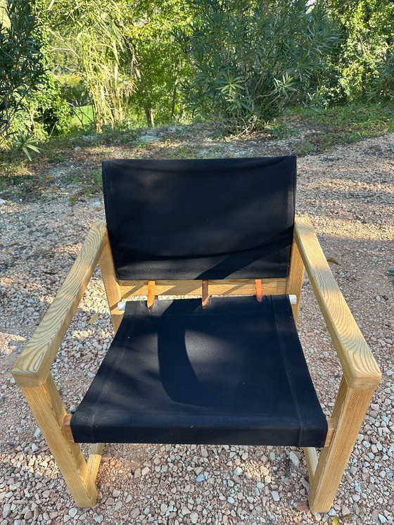 Image 1 of 2x Vintage IKEA Safari stoelen Karin Mobring