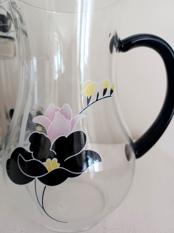 Image 1 of Luminarc Anaïs karafset. ’80 design. 6 glazen + karaf.