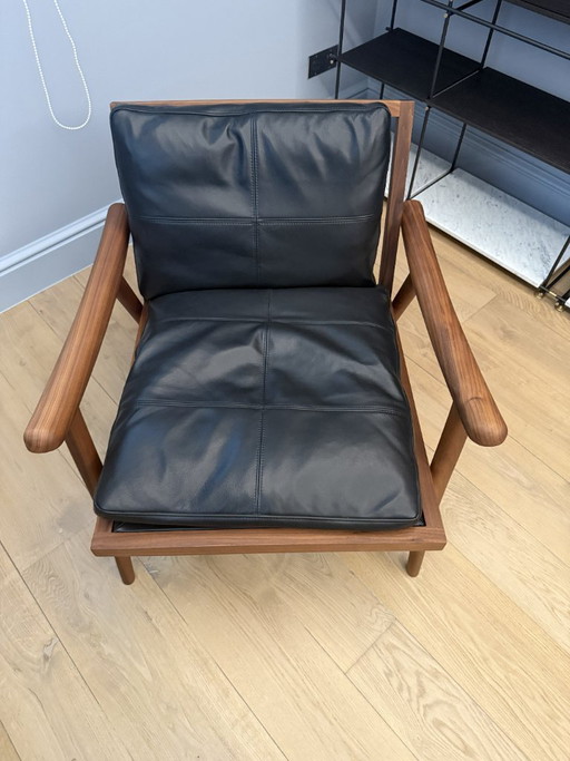 Fast Armchair – verstelbare relaxstoel, Wood, Leather (photo 2 of 6)