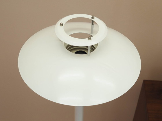 Lampada da terra danese in metallo bianco, design scandinavo minimalista, anni '70. – Lampade da terra (photo 3 of 9)