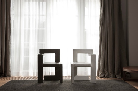 Steltman Limited Edition Royal 3300 - Ice (White) Leder – Pastoe, Sessel, Leather, Wood (photo 3 of 5)