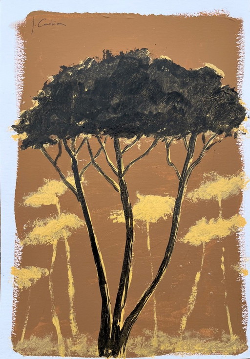 Acrylic and ink on framed A4 paper – schilderijen tekeningen (photo 2 of 10)