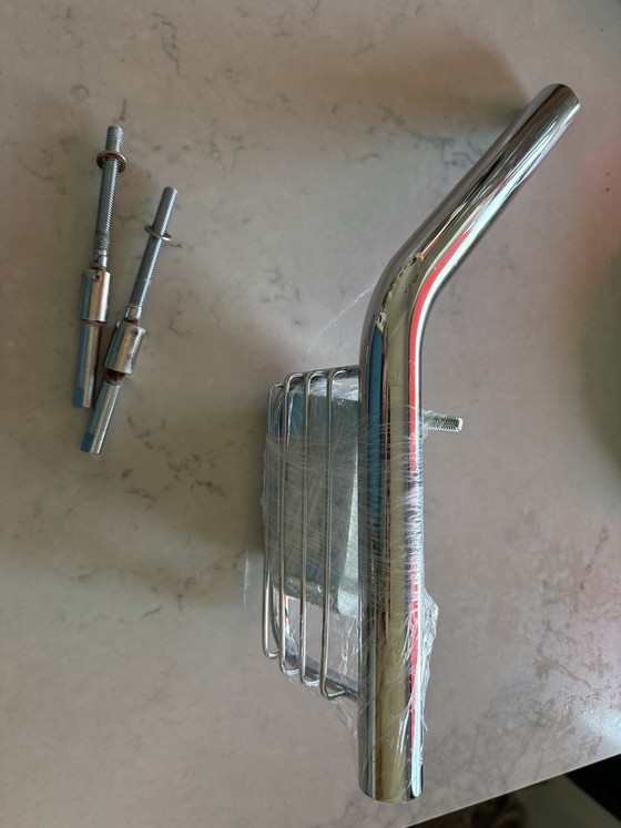 Maniglia da parete per doccia, porta sapone cromato – Decorazione, Metal, Chrome (photo 10 of 15)