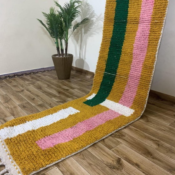 Image 1 of Tapis marocain artisanal en laine 250cmx100cm