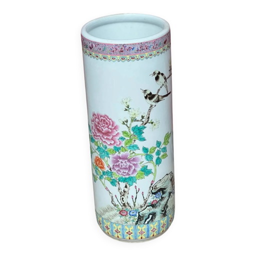 Hand-painted vase. – vazen, Porcelain