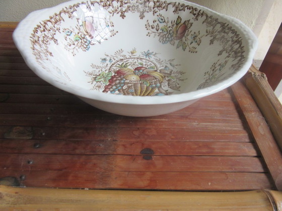 Royal Tudor Fruits and Flowers Ceramic Small Bowl Vintage (photo 8 of 8)