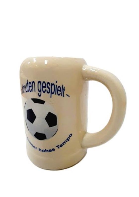 Image 1 of Porseleinen Duitse voetbalmok 13,5 cm