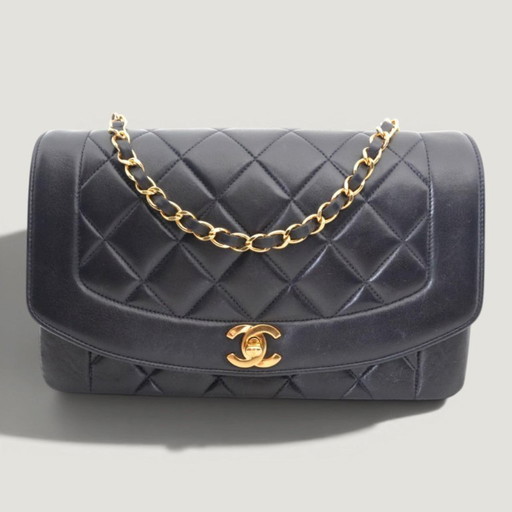 CHANEL DIANA MEDIUM BAG | NAVY BLUE