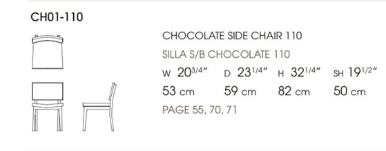 Adriana Hoyos Chocolate Collection Set da pranzo – 8 Persone – Legno (photo 12 of 13)