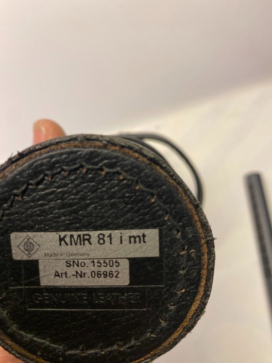 Image 1 of Neuman KMR 81 microphone with leather case