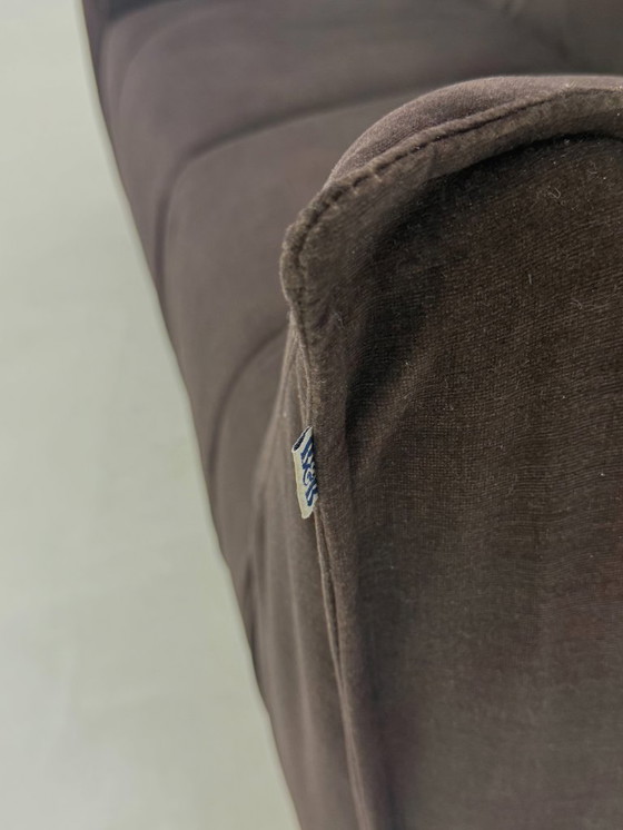 Image 1 of Vintage Bambole sofa in dark brown by Mario Bellini for B&B Italia