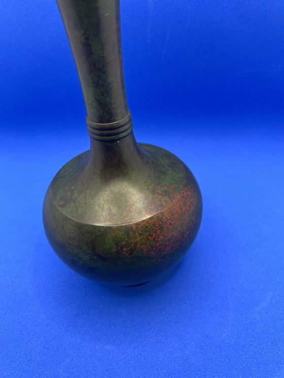 Image 1 of Japans bronzen vaasje