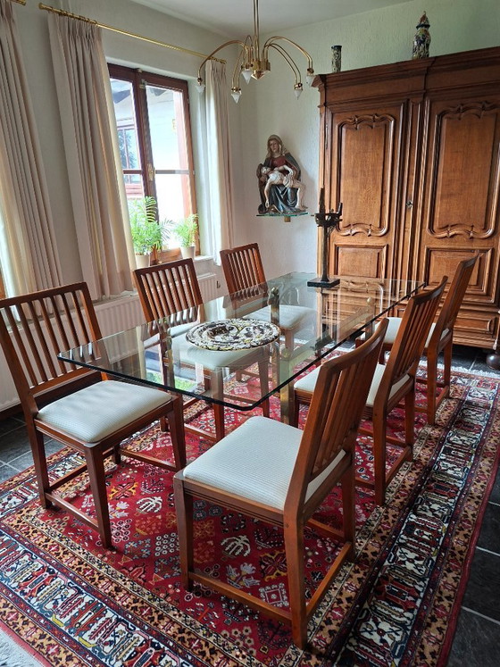 Image 1 of Ghyczy glazen eettafel