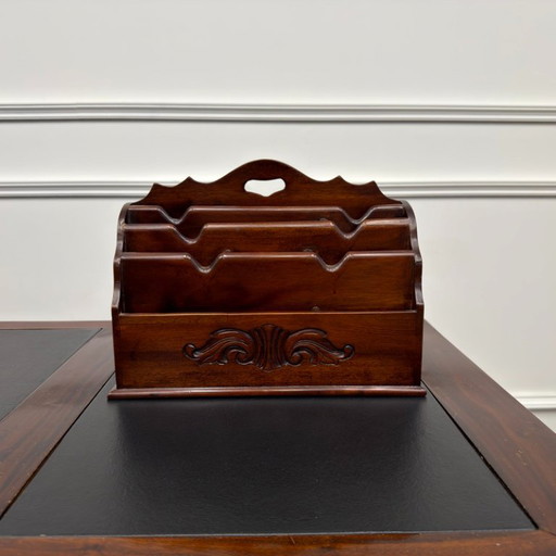 Porte-lettres classique en bois