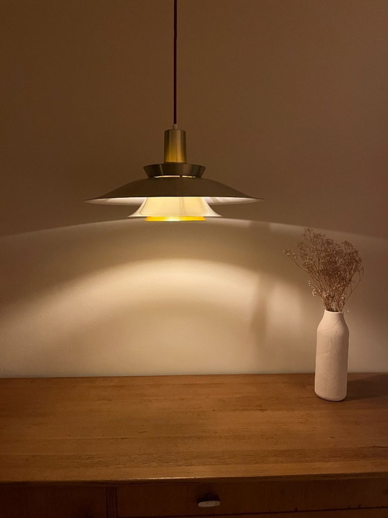 Image 1 of Lampadario vintage di design danese - stile Louis Poulsen