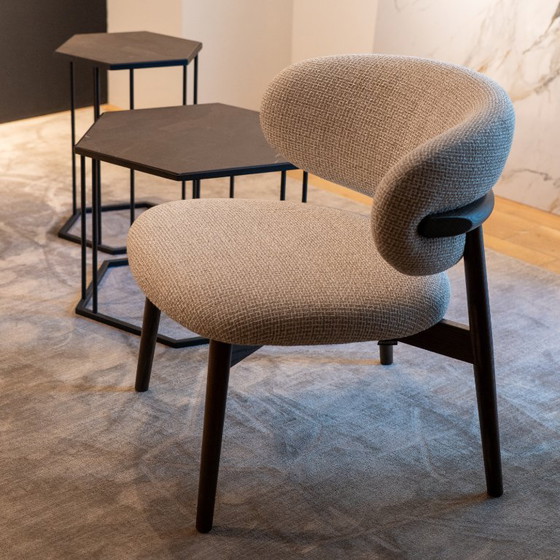 Calligaris Oleandro Fauteuils, Set van 2, Textiel, Wit (foto 3 van 8)