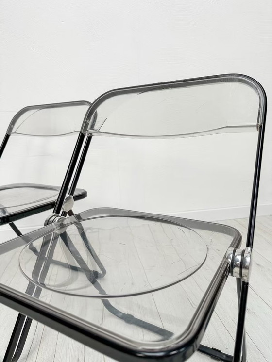 Image 1 of 3x Vintage Plia Folding Chairs by Giancarlo Piretti for Anonima Castelli