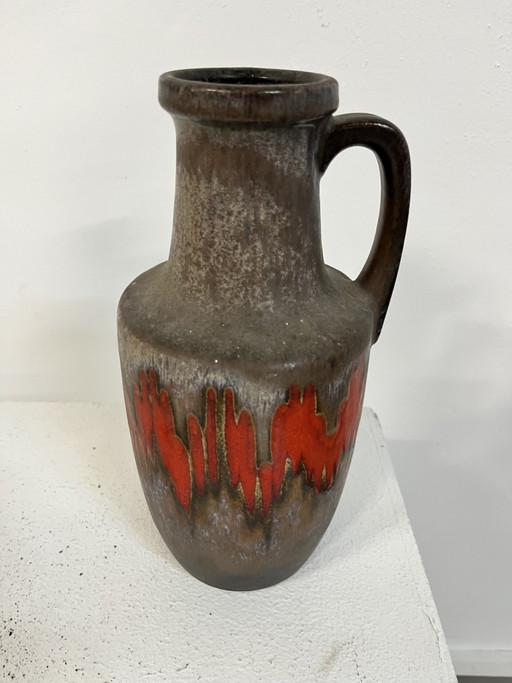 Vintage west Germany Scheurich Fat Lava Vase