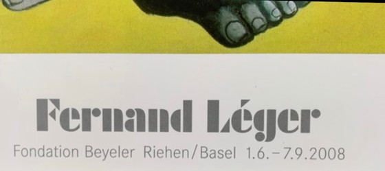 Image 1 of Fernand Leger: "Gli acrobati, 1933". Firmato sulla lastra. Litografia offset in perfette condizioni.