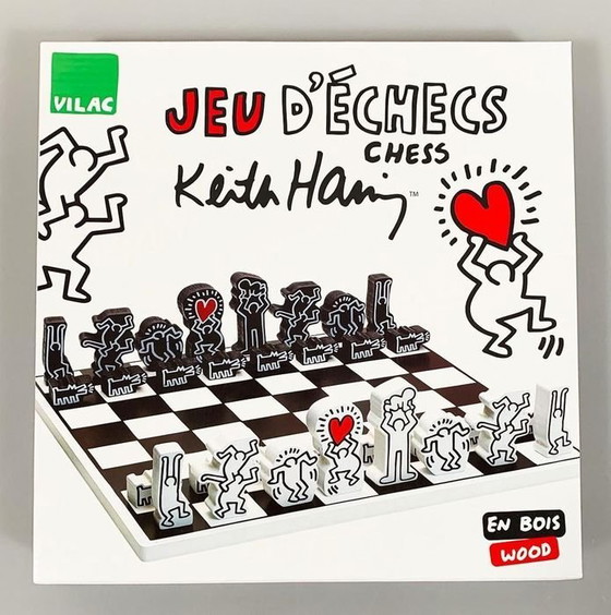 Image 1 of Keith Haring Chess Game Decorative Object (New!)